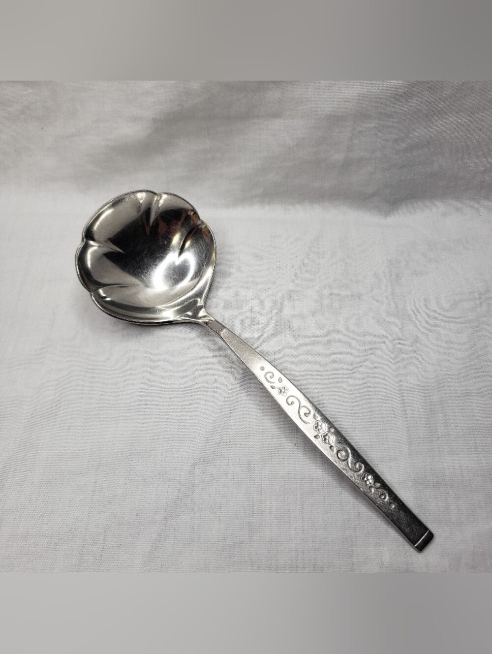 Vintage Oneida Spanada Stainless Steel Gravy Label